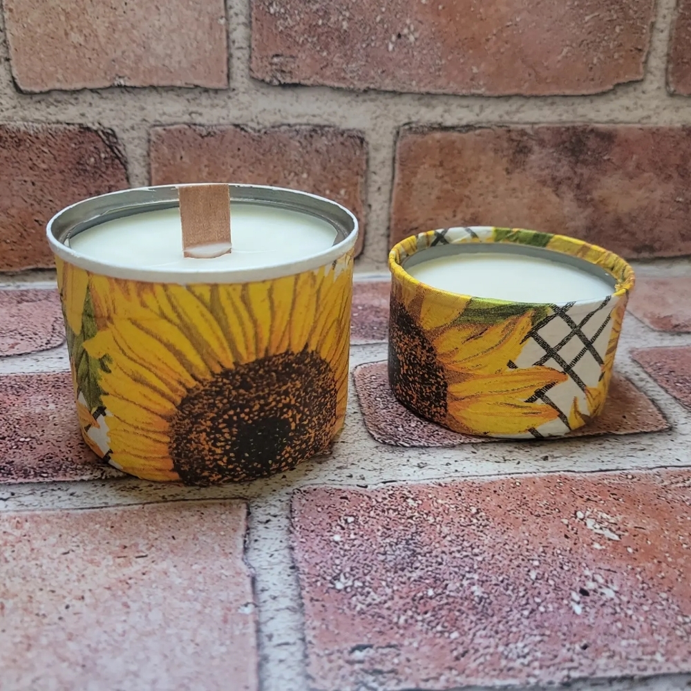 Organic Soy Wax Wood Wick Candles and Wax Melt Set